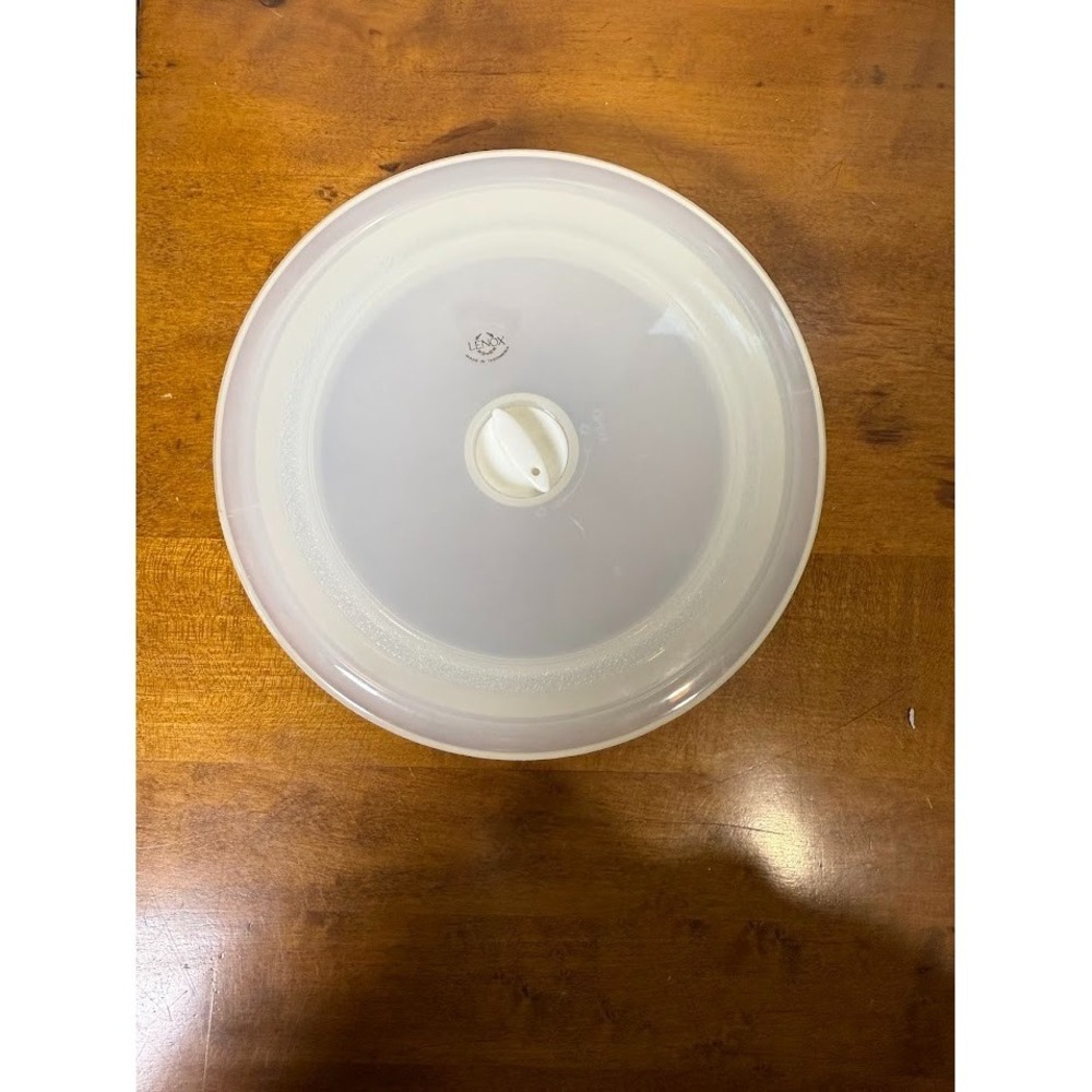 Lenox stackable bowl Replacement Lid Holiday Winter Greetings Airtight 6.25 in